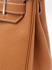 HERMES Birkin 30 - Gold with Palladium Hardware [🄹]
