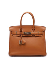 HERMES Birkin 30 - Gold with Palladium Hardware [🄹]