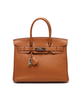 HERMES Birkin 30 - Gold with Palladium Hardware [🄹]