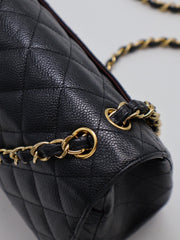 CHANEL Classic Flap Jumbo 30 - Black with Gold Hardware [Series 18]