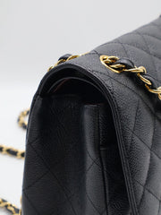 CHANEL Classic Flap Jumbo 30 - Black with Gold Hardware [Series 18]