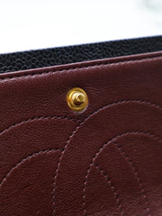 CHANEL Classic Flap Jumbo 30 - Black with Gold Hardware [Series 18]