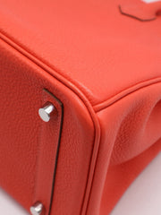 HERMES Birkin 30 - Rose Texas with Palladium Hardware [🅁]