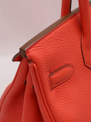 HERMES Birkin 30 - Rose Texas with Palladium Hardware [🅁]