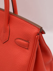 HERMES Birkin 30 - Rose Texas with Palladium Hardware [🅁]