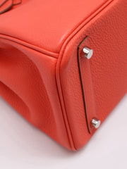 HERMES Birkin 30 - Rose Texas with Palladium Hardware [🅁]