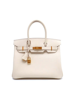 HERMES Birkin 30 - Craie with Gold Hardware