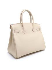 HERMES Birkin 30 - Craie with Gold Hardware