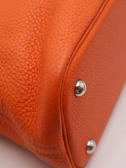 HERMES Bolide 31 - Orange with Palladium Hardware [T]