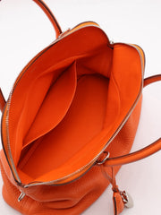 HERMES Bolide 31 - Orange with Palladium Hardware [T]