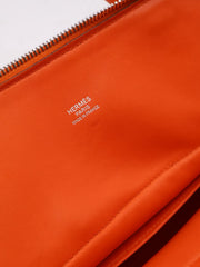 HERMES Bolide 31 - Orange with Palladium Hardware [T]