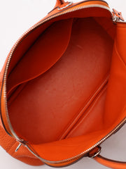 HERMES Bolide 31 - Orange with Palladium Hardware [T]