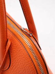 HERMES Bolide 31 - Orange with Palladium Hardware [T]