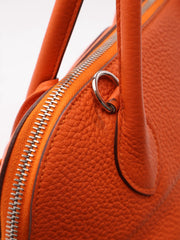 HERMES Bolide 31 - Orange with Palladium Hardware [T]