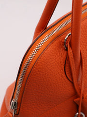 HERMES Bolide 31 - Orange with Palladium Hardware [T]