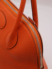 HERMES Bolide 31 - Orange with Palladium Hardware [T]