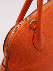 HERMES Bolide 31 - Orange with Palladium Hardware [T]