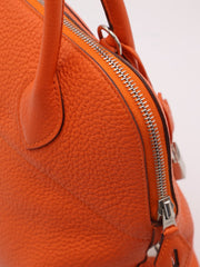 HERMES Bolide 31 - Orange with Palladium Hardware [T]