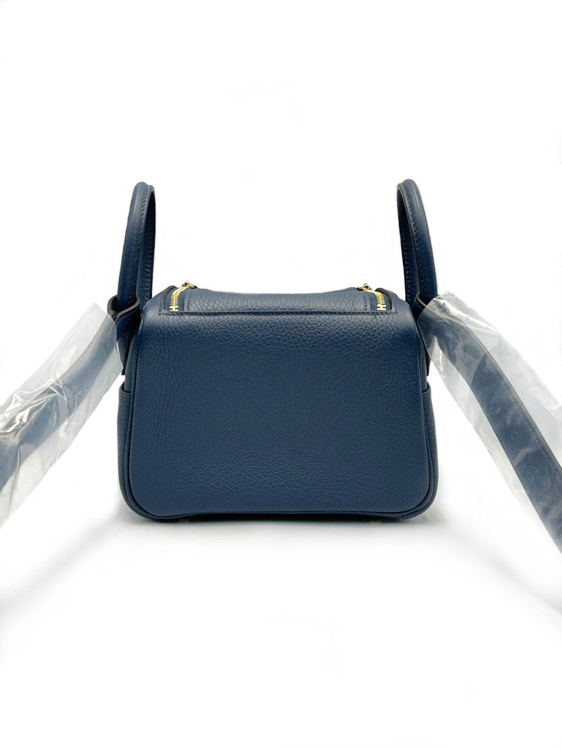 HERMES Mini lindy - 普魯士藍金