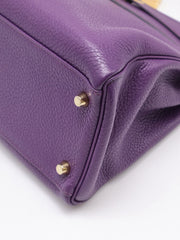 HERMES Kelly 32 - Ultraviolet with Gold Hardware [🄿]