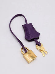HERMES Kelly 32 - Ultraviolet with Gold Hardware [🄿]