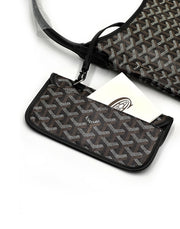 GOYARD Goyardine Bohème Hobo Bag – Black & Tan