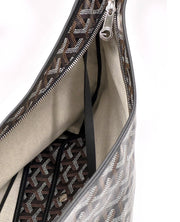 GOYARD Goyardine Bohème Hobo Bag – Black & Tan