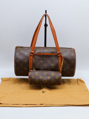 LOUIS VUITTON Papillon 30 with Pouch - Monogram