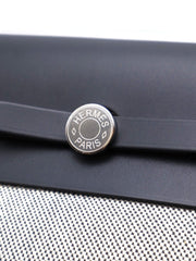 HERMES Herbag Zip 20 - Gris Asphalte with Palladium Hardware