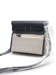 HERMES Herbag Zip 20 - Gris Asphalte with Palladium Hardware