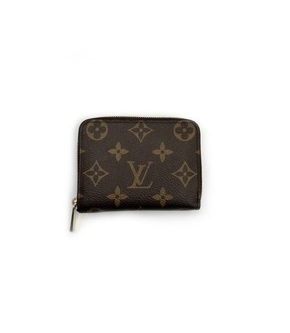 LOUIS VUITTON 經典老花拉鍊零錢包