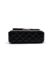 CHANEL Quilted Calfskin Medium Wavy CC Hobo Bag – Black with Gold Hardware