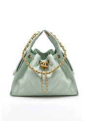 CHANEL 25 Hobo Bag Small - Mint Green with Gold Hardware