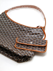 GOYARD Goyardine Bohème Hobo Bag – Tan