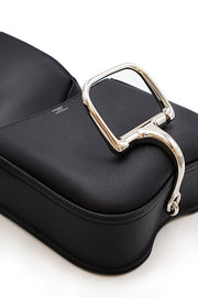 HERMES Della Mini - Noir with Palladium Hardware