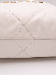 CHANEL 22 Handbag Small - White with Gold Hardware