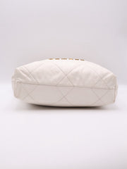 CHANEL 22 Handbag Small - White with Gold Hardware