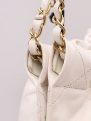 CHANEL 22 Handbag Small - White with Gold Hardware