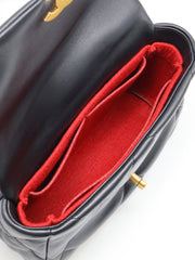 CHANEL 19 Quilted Lambskin Flap Bag 26 - Black with Gold Hardware