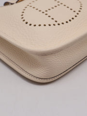 HERMES Mini Evelyne - Nata with Gold Hardware & Polka Dot Strap [Z]