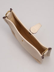 HERMES Mini Evelyne - Nata with Gold Hardware & Polka Dot Strap [Z]