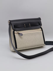 HERMES Herbag Zip 20 - Noir with Palladium Hardware [K]