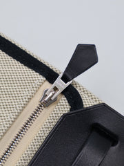 HERMES Herbag Zip 20 - Noir with Palladium Hardware [K]