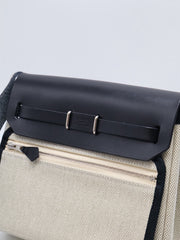 HERMES Herbag Zip 20 - Noir with Palladium Hardware [K]