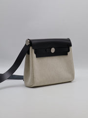 HERMES Herbag Zip 20 - Noir with Palladium Hardware [K]