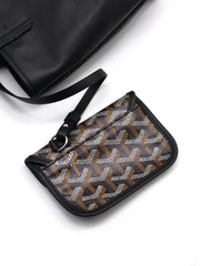 GOYARD Goyardine Mini Anjou Reversible Tote – Black