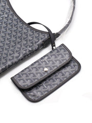 GOYARD Goyardine Bohème Hobo Bag – Grey