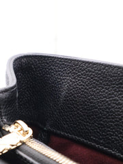 CHANEL Vintage Top Handle Briefcase - Black with Gold Hardware [Series 23]