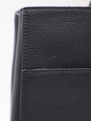 CHANEL Vintage Top Handle Briefcase - Black with Gold Hardware [Series 23]