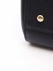 CHANEL Vintage Top Handle Briefcase - Black with Gold Hardware [Series 23]